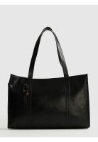 Cartera De Hombro Acharolada Grande Charm Woman