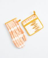 Set Guante Y Toma Olla Mujer Lounge Tie Dye Naranjo