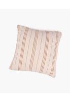 Funda de Cojín Boho Algodón Líneas 45 X 45 Cm Beige