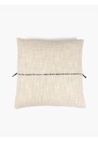 Cojín Línea Bordada Beige