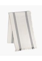 Mantel Con Líneas 150 X 250 Cm Blanco