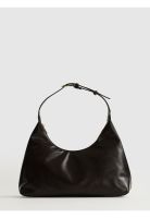 Cartera De Hombro Acharolada Herraje Handle Woman