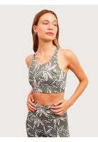 Peto Deportivo Halter Hojas Verde