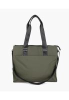 Cartera De Hombro Notebook Icónica Nylon Verde Musgo