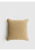 Cojín Funda Lavable Piping Woman 45 x 45 cm Camel
