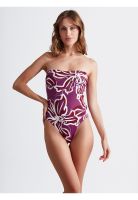 Traje De Baño Strapless Floral Paradiso