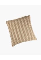 Cojín Algodón Cuadros 45 X 45 Café