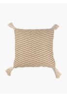 Cojín Yute Bordados Café