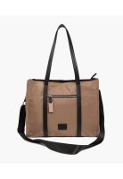 Cartera De Hombro Notebook New Office Beige
