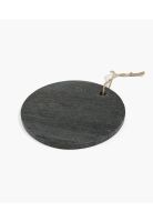 Tabla Mármol Redonda Negro