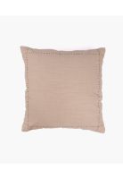 Funda de Cojín Algodón Costuras 45 X 45 Cm Beige