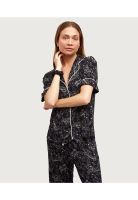 Set Pijama Dreamy Tigres Cosmicos Negro