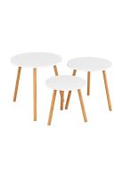 Juego de mesas de centro 50+40+32 cm Chic Home