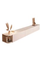 Rack TV flotante/aereo 160x28x20cm Chic Home