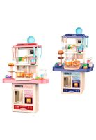 Set de Cocina Juguete Con Luz Sonido Agua Vapor Y Mas 65 Cm.