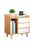 Velador 2 Niveles 3 Cajones 62cm Chic Home