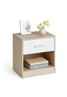 Velador 1 cajon 40x34x45cm Chic Home