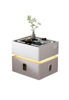 Velador 2 Niveles Con Cargador Inalambrico Parlante 50x48x40 ChicHome