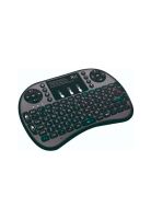Mini Teclado Inalámbrico C/iluminacion Touchpad Smartv Pc