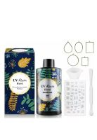 Kit Resina Uv 200g Crystal De Secado Rapido