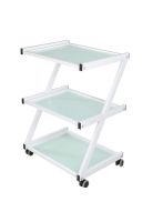 Mesa Auxiliar Centro Estética 3 niveles diagonal