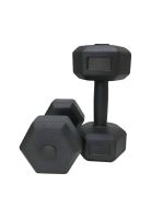 Par Mancuernas Hexagonales Caucho 7.5 Kg Boost Fitness