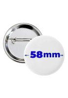 Pack de 100 chapitas metalicas base plástica 58mm