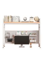 Organizador De Escritorio Multifuncional Con Repisa Metal