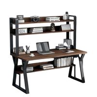 Escritorio Moderno Con Repisas 147x120x60x72