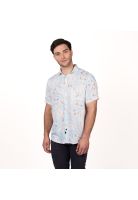 Camisa M/C Bowery Estampada Viscosa Regular Fit
