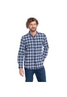 CAMISA MANGA LARGA OXFORD CUADROS HOMBRE LEON.