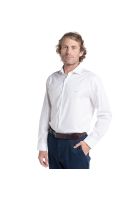Camisa Hombre Manga Larga Jacquard Harlem Algodon Slim Fit