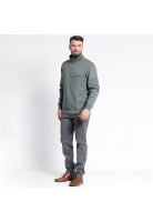 POLERÓN MEDIO CIERRE ESTAMPADO TEXTURADO