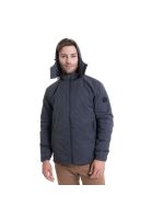 Parka Con Capucha Pizarra