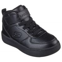 Zapatilla Niño Sport Court 92 Street Rush Negro Skechers