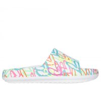 Sandalias Niña Horizon 228 Heart Mural Blanco Skechers