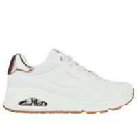 Zapatilla Mujer Uno Shimmer Away Blanco Skechers