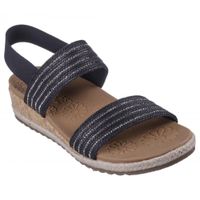 Sandalia Mujer Breezie Busy-Bee Negro Skechers