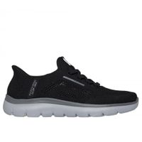 Zapatilla Hombre Summits Perfo Negro Skechers