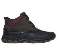 Botines Hombre Slip-ins Respected Swamper Gris Skechers