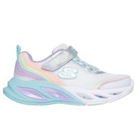 Zapatillas Niña Cosmic Glow Rainbow Beam Celeste Skechers