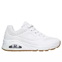 Zapatilla Mujer Uno Stand On Air Blanca Skechers