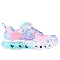 Zapatillas Niña Flutter H Lights Simply Love Morado Skechers