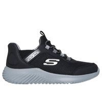 Zapatillas Niño Slip-ins Bounder Brisk-Burst Negro Skechers