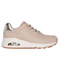 Zapatilla Mujer Uno Shimmer Away Beige Skechers A