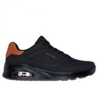 Zapatilla Hombre Uno Suited On Air Negro Skechers