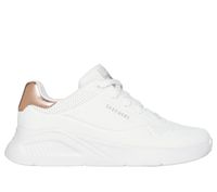 Zapatillas Mujer Uno Lite Shimmer Along Blanco Skechers