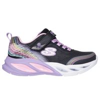 Zapatillas Niña Cosmic Glow Rainbow Beam Negro Skechers