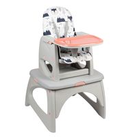 Silla de Comer Escritorio Foodzy 4-in-1 Pink