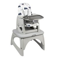 Silla de Comer Escritorio Foodzy 4-in-1 Grey